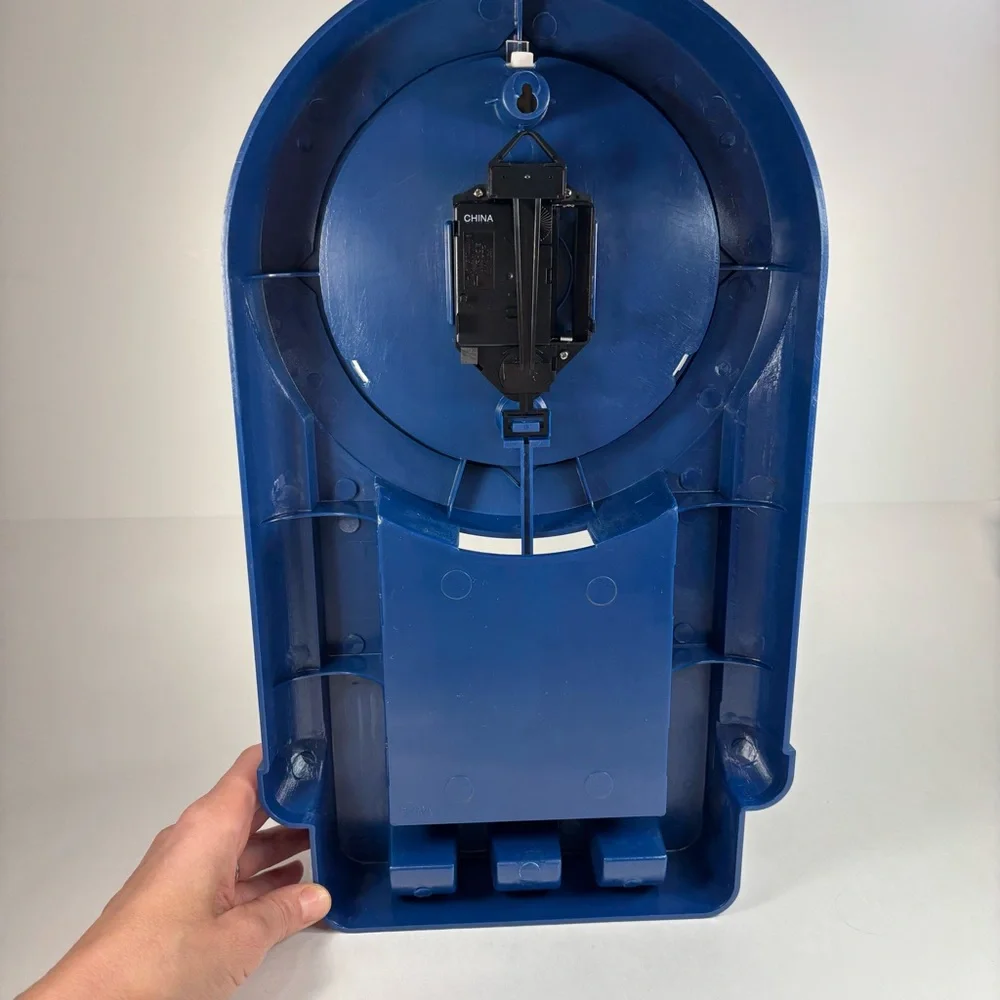 Vtg Paramount Pictures Wall Clock 1994‎ Blue Yellow Plastic Works